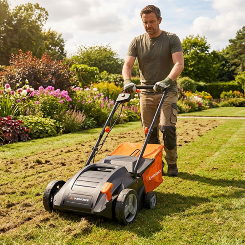 1500W 2-in-1 Electric Lawn Scarifier and Aerator
