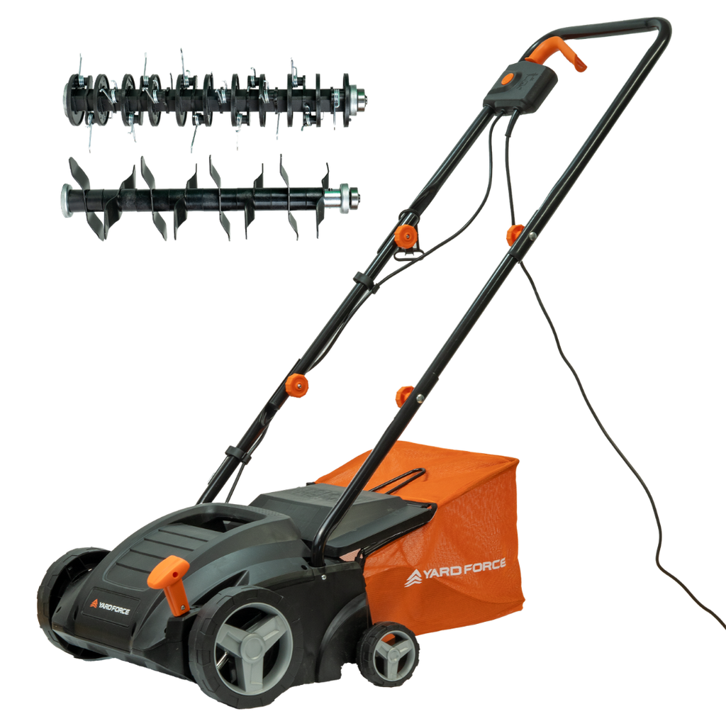 1500W 2-in-1 Electric Lawn Scarifier and Aerator