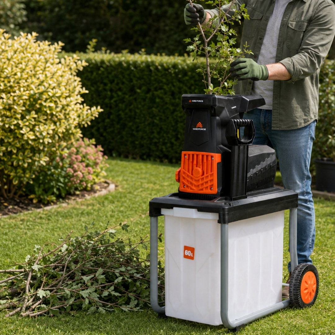 2800W Electric Quiet Garden Shredder