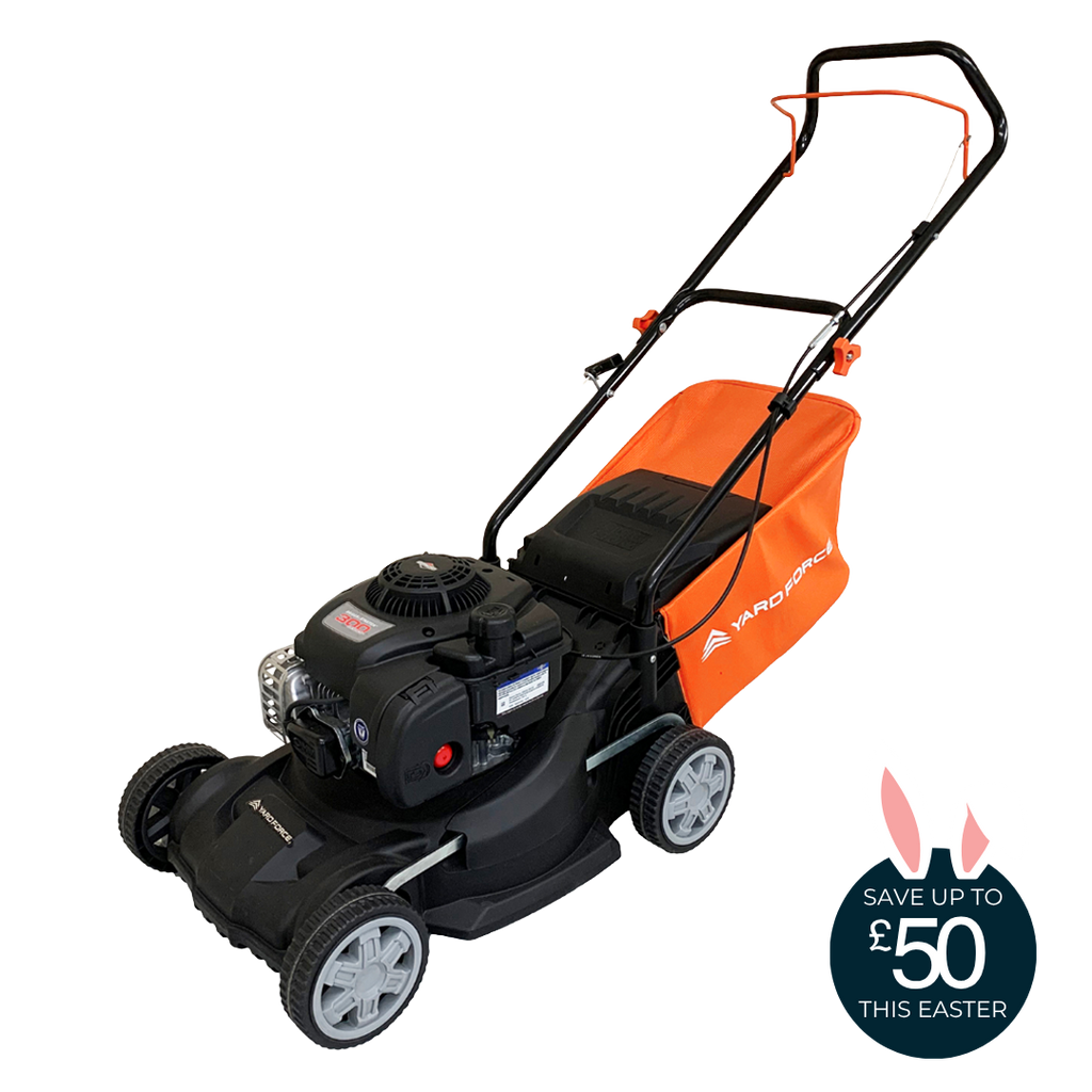 125cc 40cm Hand-Push Petrol Lawnmower Briggs & Stratton 300E Engine