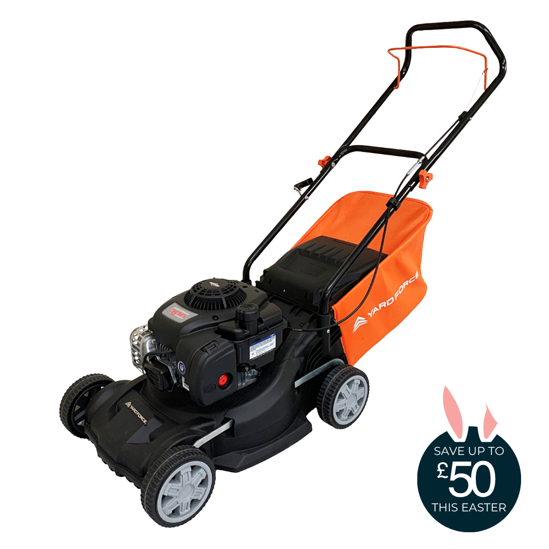 125cc 40cm Hand-Push Petrol Lawnmower Briggs & Stratton 300E Engine