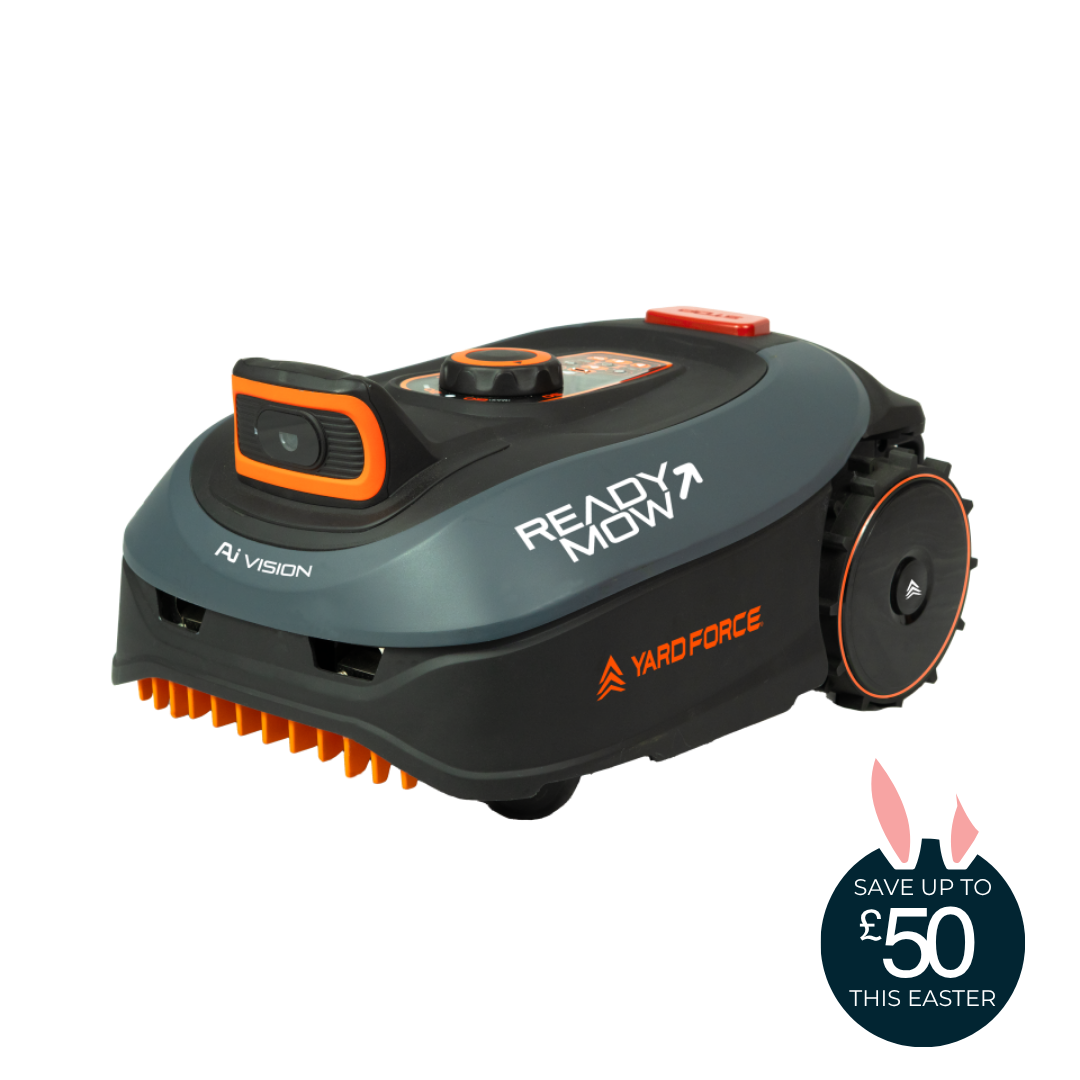 i600 iVISION Drop & Go Boundary-Free Robotic Lawnmower | Medium Gardens up to 600m²