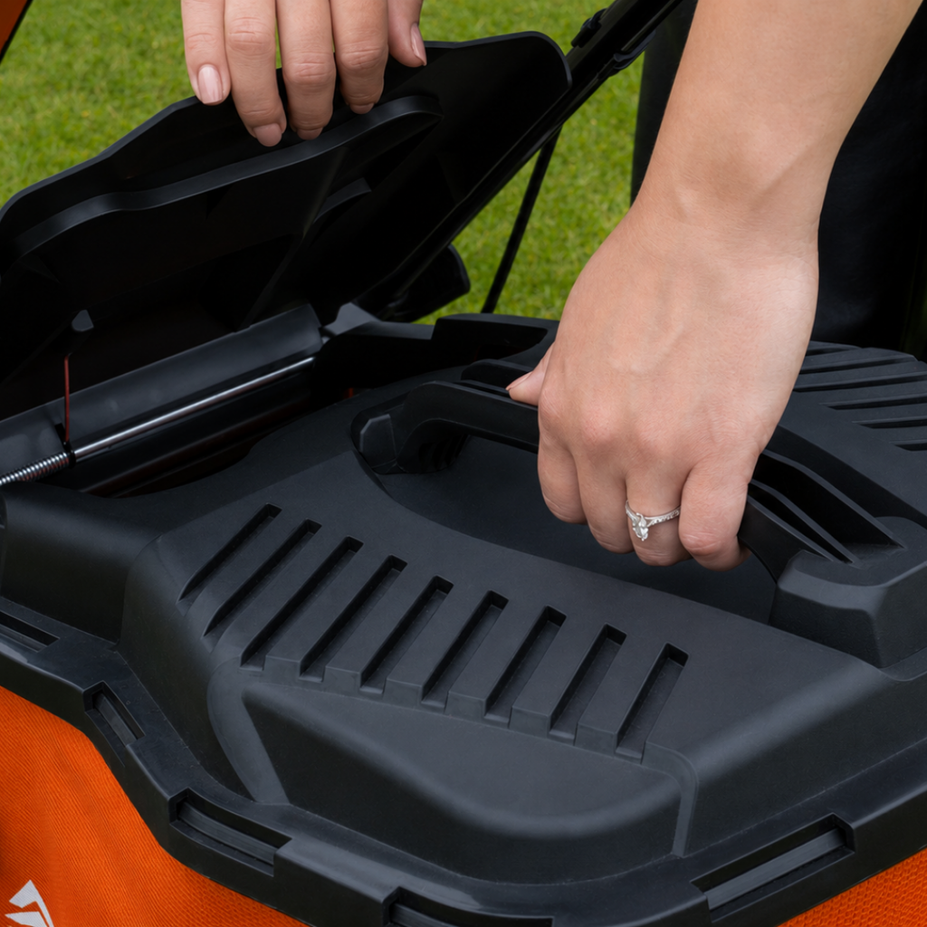 20V 33cm Brushless Cordless Lawnmower & Trimmer Lawn Care Twin Pack