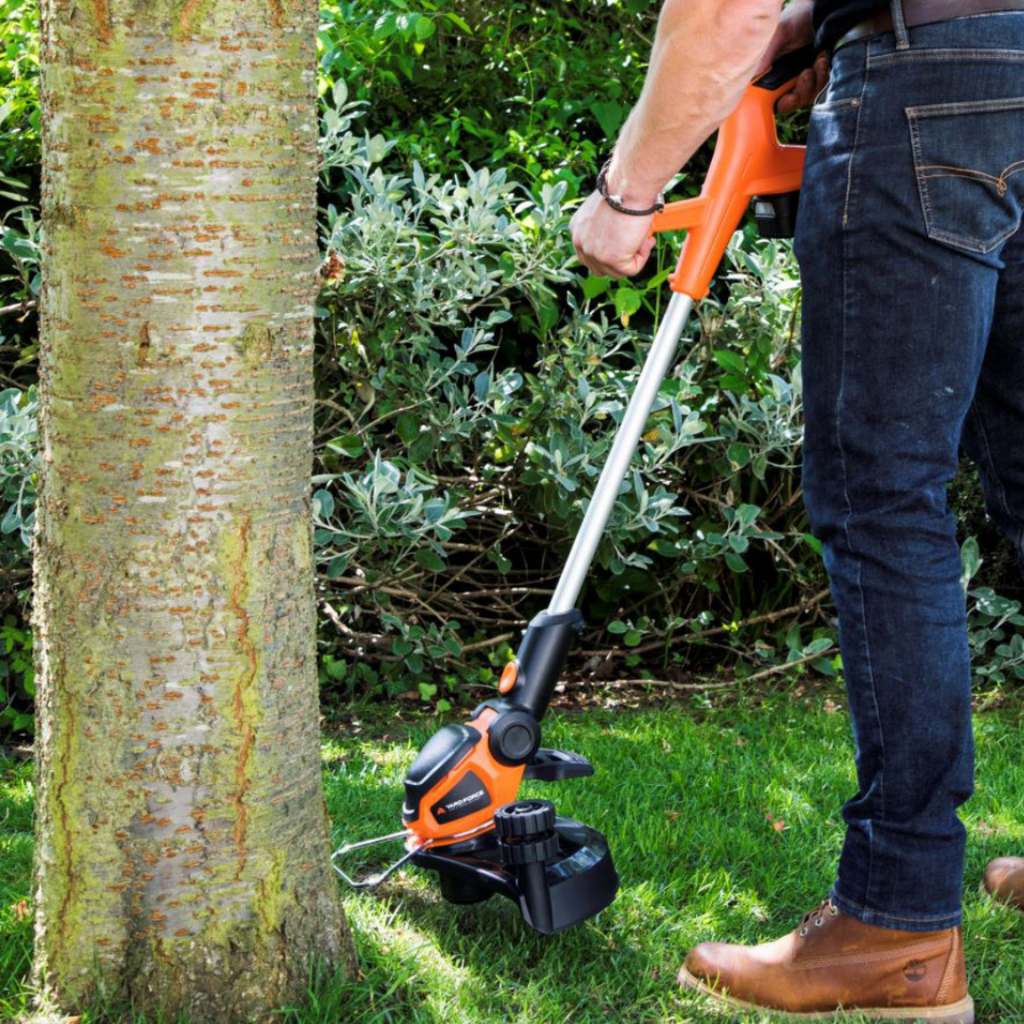 40V 32cm Cordless Lawnmower & Trimmer Lawn Care Twin Pack