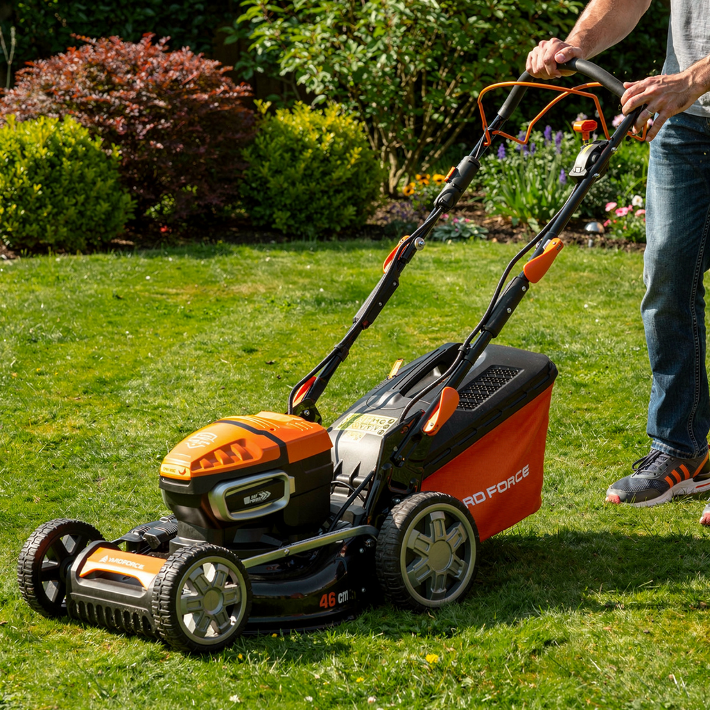 58V Cordless Brushless LFP 46cm Self-Propelled Lawnmower