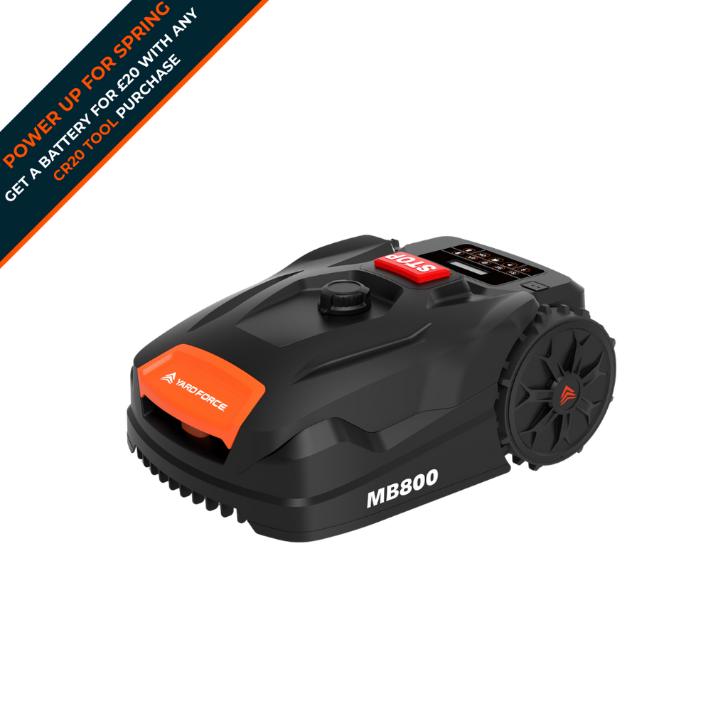 MB800 App Controlled Robotic Lawnmower | Medium Gardens up to 800m²