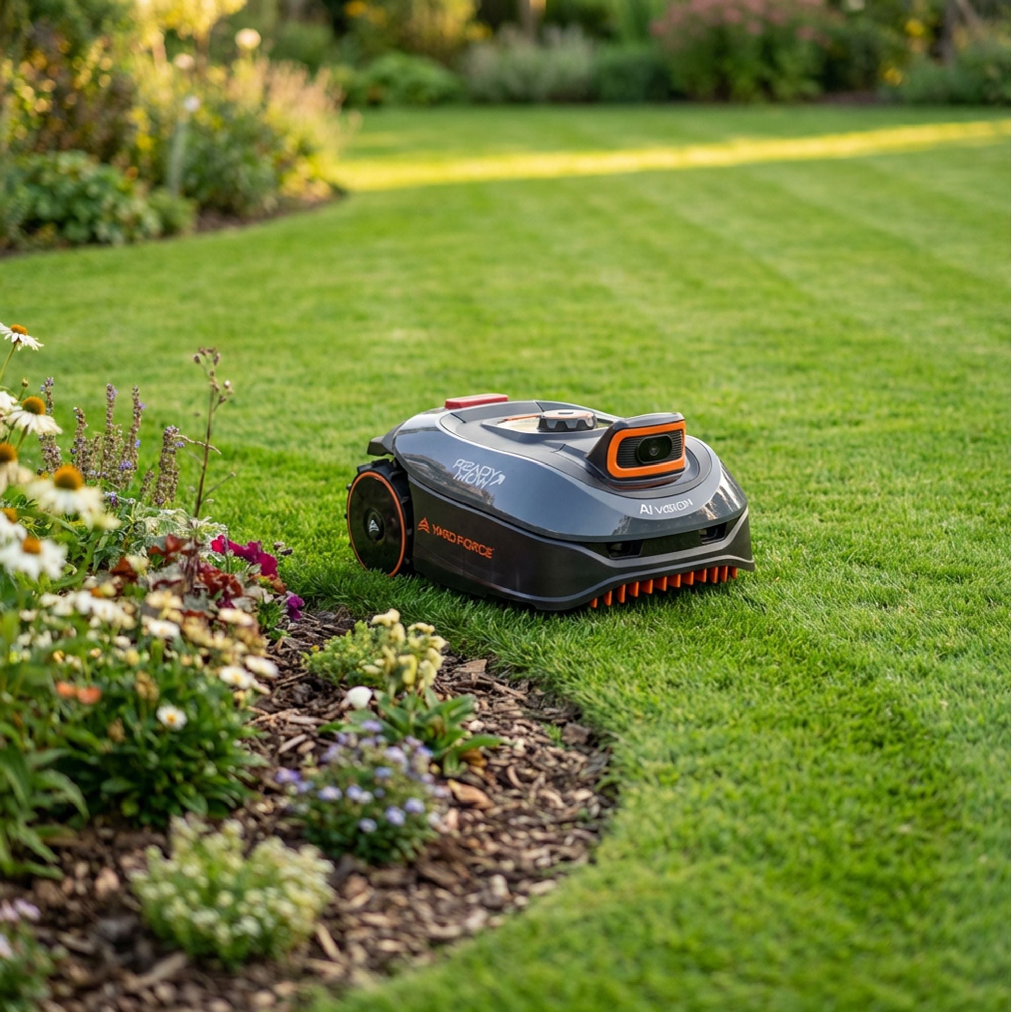 i600 iVISION Drop & Go Boundary-Free Robotic Lawnmower | Medium Lawns up to 600m²
