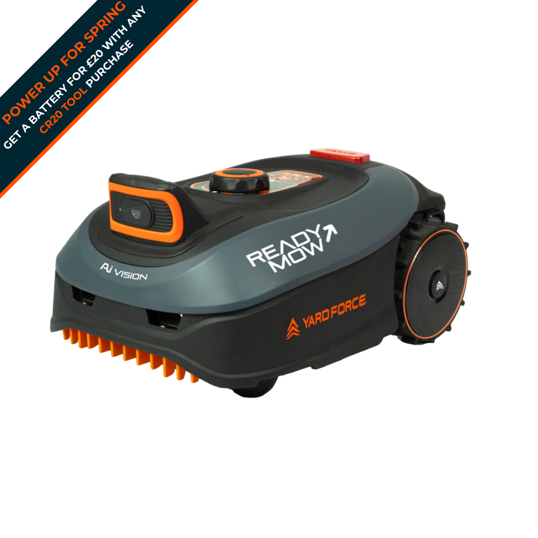 i600 iVISION Drop & Go Boundary-Free Robotic Lawnmower | Medium Gardens up to 600m²