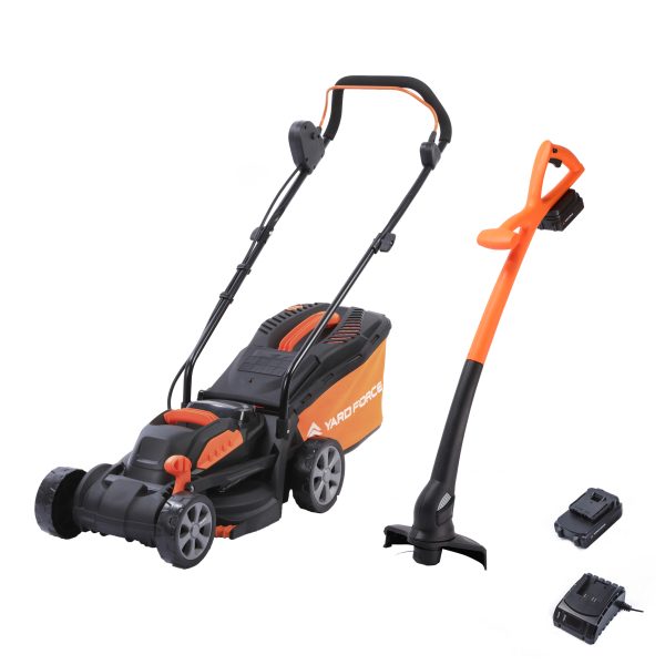 20V Cordless Lawnmower & Trimmer